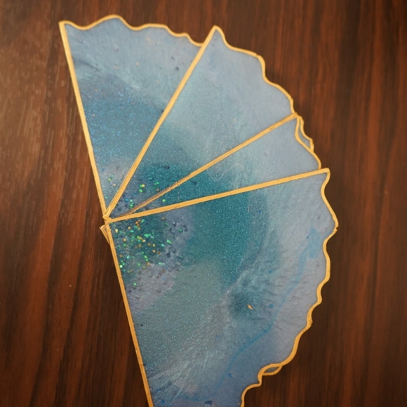 Resin Coasters - Set of 4 - Picture 4 of 6